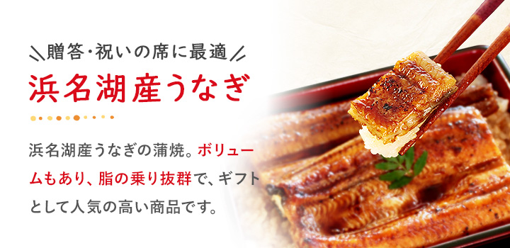浜名湖産うなぎの蒲焼