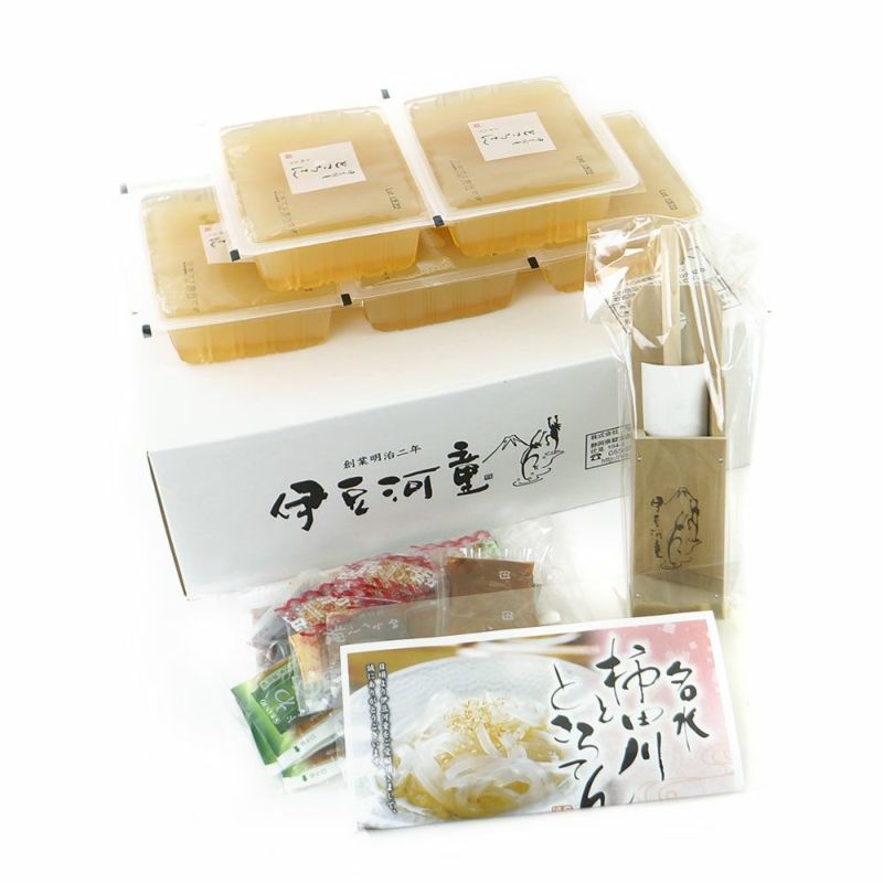 ところてん 15食分 ところてんの老舗「伊豆河童」の心太