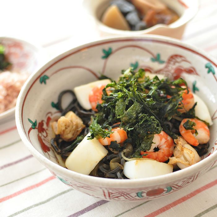 西伊豆 イカスミ入り麺の海賊焼