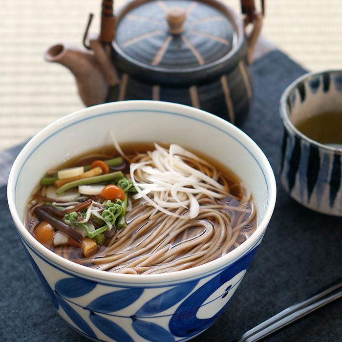 菊芋入り 蕎麦の藤御膳 あたたかいお蕎麦