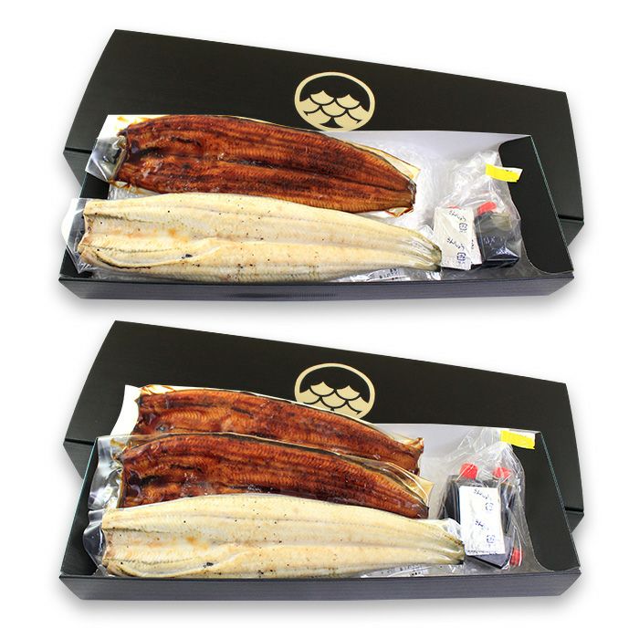 浜名湖産うなぎの蒲焼＆白焼セット 化粧箱 