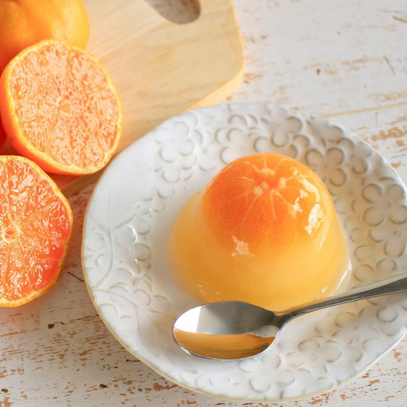 農薬不使用三ヶ日みかんゼリー みかんまるごと使用